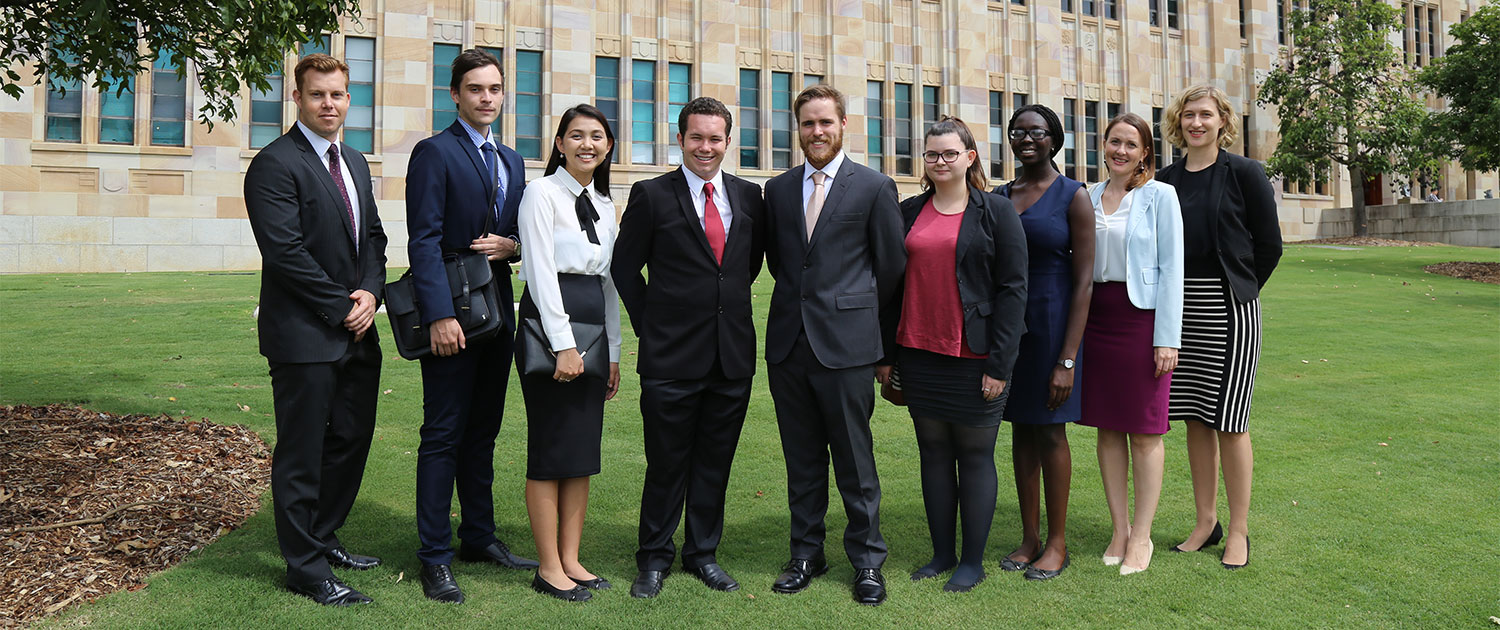 2017 LEAD Scholars with mentors Dr Matt Watson and Dr Caitlin Goss, and Manager of Co-curricular Programs, Geneviève Murray.